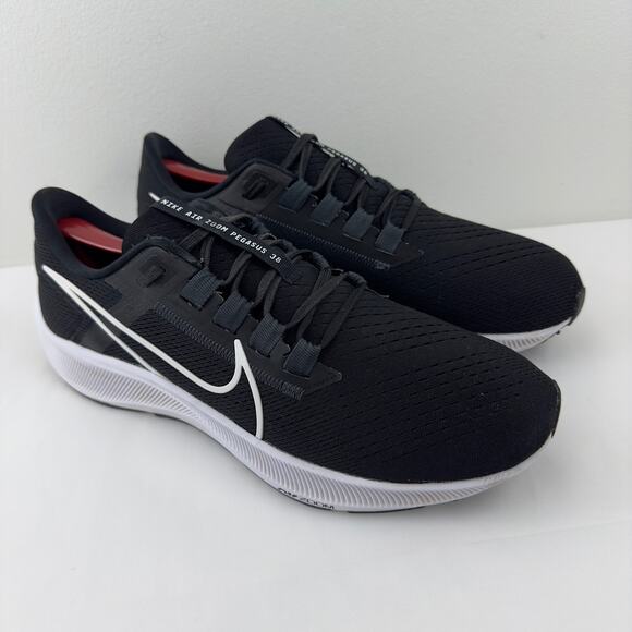 Nike Air Zoom Pegasus 37 black running shoes - Picture 1 of 8